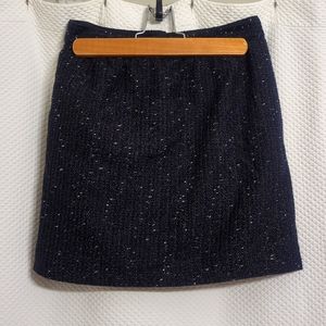 EUC Ann Taylor Loft Midnight Blue Skirt